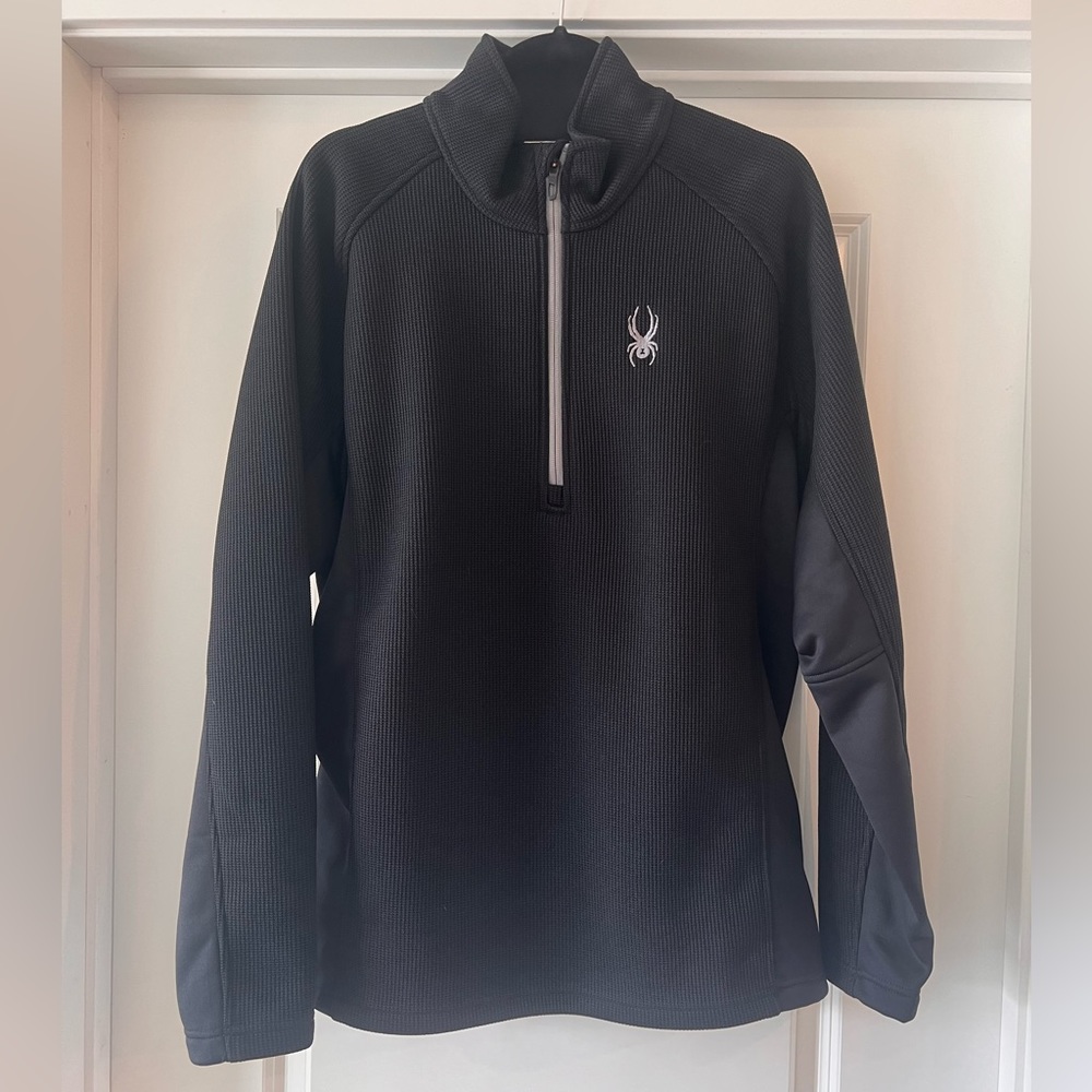 BRAND NEW never worn mens spider quarter zip fleece jacket sized XL